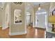 Hardwood floors and high ceilings in spacious entryway at 369 Groomsville Rd, Moncks Corner, SC 29461