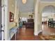 Bright entry with hardwood floors, views to living room and dining area at 369 Groomsville Rd, Moncks Corner, SC 29461