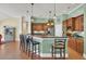 Modern kitchen with stainless steel appliances and island at 369 Groomsville Rd, Moncks Corner, SC 29461