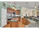 Island kitchen with stainless steel appliances and ample counter space at 369 Groomsville Rd, Moncks Corner, SC 29461