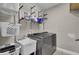 Laundry room with washer, dryer, sink, and shelving at 369 Groomsville Rd, Moncks Corner, SC 29461