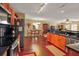 Kitchen boasts stainless steel appliances and hardwood floors at 5099 Ballantine Dr, Summerville, SC 29485