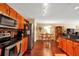 Kitchen features stainless steel appliances and hardwood floors at 5099 Ballantine Dr, Summerville, SC 29485
