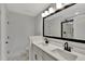 Double vanity bathroom with marble floors at 5294 Seewee Rd, Awendaw, SC 29429