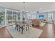 Casual dining area with table and chairs near the living room and kitchen at 559 Tidewater Chase Ln, Summerville, SC 29486