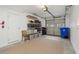 Garage with storage shelving and laundry area at 784 Natchez Cir, Mount Pleasant, SC 29464