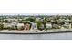 Aerial view of a modern home on a Charleston waterfront, near the bridge at 100 Murray Blvd, Charleston, SC 29401