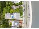 Bird's eye view of a home with a pool and patio at 100 Murray Blvd, Charleston, SC 29401