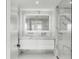 Modern bathroom with double vanity and marble finishes at 100 Murray Blvd, Charleston, SC 29401