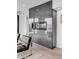 Modern fireplace with marble surround, offering waterfront views at 100 Murray Blvd, Charleston, SC 29401