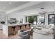 Modern kitchen with island and breakfast bar at 100 Murray Blvd, Charleston, SC 29401