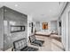 Main bedroom with fireplace and water views at 100 Murray Blvd, Charleston, SC 29401