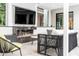 Cozy outdoor fireplace and seating area perfect for relaxing evenings at 100 Murray Blvd, Charleston, SC 29401
