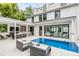 Luxury backyard oasis featuring a pool and outdoor seating at 100 Murray Blvd, Charleston, SC 29401