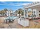 Community grilling station with pergola and seating near pool at 1034 Rosewood Ln, Mount Pleasant, SC 29464