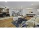 Open floor plan showing the living room, dining, and kitchen at 1134 Mim Ave, Charleston, SC 29407
