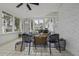 Relaxing sunroom with a view and comfortable furnishings at 1134 Mim Ave, Charleston, SC 29407
