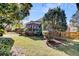 Spacious backyard with screened porch and lush landscaping at 1449 Waterside Ct, Mount Pleasant, SC 29464