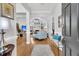 Bright and spacious entryway with hardwood floors and views into living room at 1449 Waterside Ct, Mount Pleasant, SC 29464