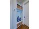 Built-in shelving with baskets and coat hooks at 1525 Kepley Dr, Mount Pleasant, SC 29464
