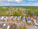 Aerial view of charming neighborhood with houses at 1654 Sparkleberry Ln, Johns Island, SC 29455