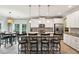 Island kitchen with stainless steel appliances at 1654 Sparkleberry Ln, Johns Island, SC 29455