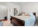 Bedroom with a sleigh bed and ensuite bathroom at 2020 Parish House Cir, Johns Island, SC 29455