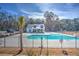 Community pool with cabana and fence at 2020 Parish House Cir, Johns Island, SC 29455