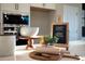 Modern kitchen island with cooking prep area and stylish accessories at 218 Yorkshire Dr # 2, Moncks Corner, SC 29461
