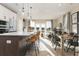 Open concept kitchen with island, stainless steel appliances and dining area at 218 Yorkshire Dr # 2, Moncks Corner, SC 29461