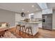 Modern kitchen with white cabinets, granite counters and stainless steel appliances at 2216 S Dallerton Cir, Charleston, SC 29414