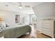 Spacious bedroom with large bed, hardwood floors, and ample closet space at 2737 Sarazen Dr, Mount Pleasant, SC 29466