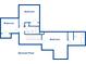 Second floor has 3 bedrooms and a shared bathroom at 2737 Sarazen Dr, Mount Pleasant, SC 29466