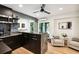 Contemporary kitchenette, marble island, and sliding glass door access at 2737 Sarazen Dr, Mount Pleasant, SC 29466