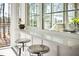 Covered porch with bar seating and serene views at 2737 Sarazen Dr, Mount Pleasant, SC 29466