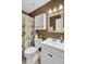 Clean bathroom with white vanity, shower, and decorative shower curtain at 2757 Jobee Dr # 1101, Charleston, SC 29414