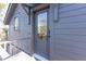 Gray exterior with a charming door and deck at 3917 Delinger Dr, Mount Pleasant, SC 29466