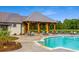 Community pool with adjacent covered patio and seating at 3917 Delinger Dr, Mount Pleasant, SC 29466