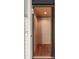 Modern home elevator with wood flooring at 4001 Palm Blvd, Isle of Palms, SC 29451