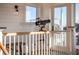 Serene upper landing with telescope and ocean views at 4001 Palm Blvd, Isle of Palms, SC 29451