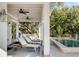 Relaxing deck with lounge chairs near the pool and lush greenery at 4001 Palm Blvd, Isle of Palms, SC 29451