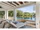Poolside lounge area with multiple chairs and tranquil view at 4001 Palm Blvd, Isle of Palms, SC 29451