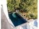 Private, rectangular pool nestled in a tranquil setting at 4001 Palm Blvd, Isle of Palms, SC 29451
