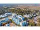 Aerial view of coastal community with resort-style amenities at 5804 Palmetto Dr # A-405/407, Isle of Palms, SC 29451