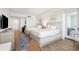 Bedroom with two double beds and access to a balcony at 5804 Palmetto Dr # A-405/407, Isle of Palms, SC 29451