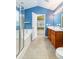 Bathroom with a garden tub and double vanity at 7468 Northgate Dr, Hanahan, SC 29410
