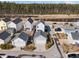 Aerial view of home and neighborhood with pond at 760 Myrtle Branch St, Summerville, SC 29486