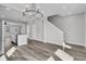 Open concept dining room with hardwood floors and kitchen view at 760 Myrtle Branch St, Summerville, SC 29486