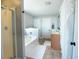 Clean bathroom with double vanity and a separate shower at 9504 Markley Blvd, Summerville, SC 29485