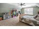 Spacious bedroom with a queen bed and plenty of closet space at 9504 Markley Blvd, Summerville, SC 29485